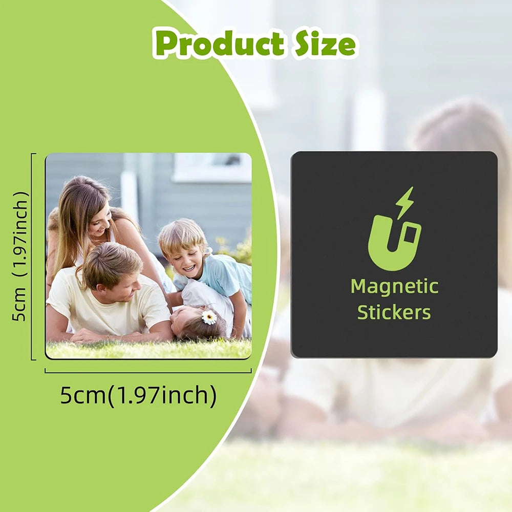 Sublimation Blanks Fridge Magnet for Home Kitchen Sublimation Printing Square Refrigerator Magnet Blanks DIY Decorative Home