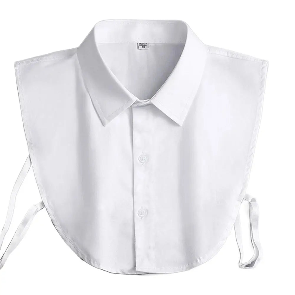 Fake Collar Blouse Versatile Adult Shirt Exquisite Solid Color Half Shirts Detachable Fakes Collar for Women Girls Shirts
