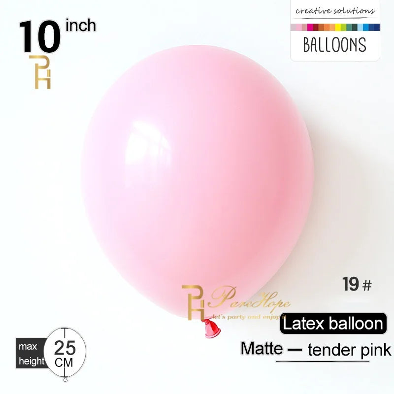 100pcs 12''/10''/5'' Macaroon Latex Balloons Wedding Party Balloon Birthday Adult Party Decorations Kids Toy Ballon Arch globo