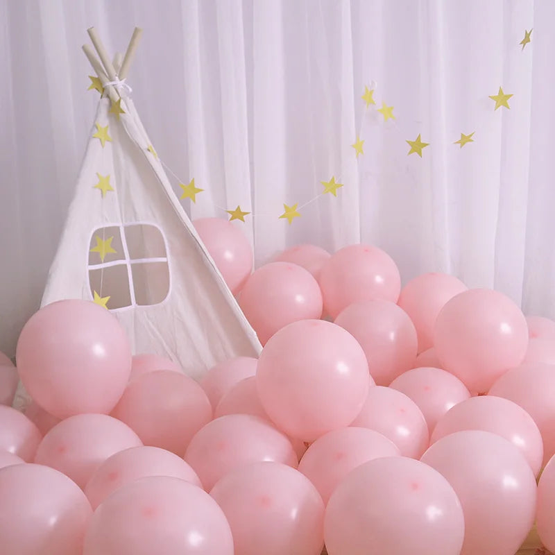 100pcs 12''/10''/5'' Macaroon Latex Balloons Wedding Party Balloon Birthday Adult Party Decorations Kids Toy Ballon Arch globo