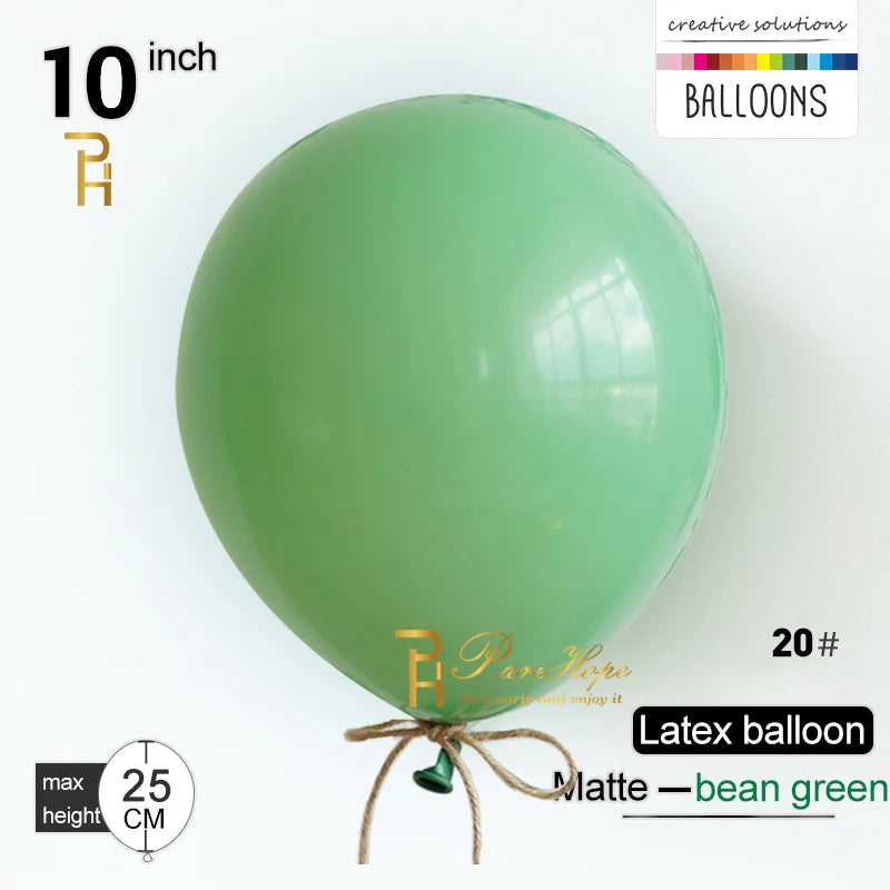 100pcs 12''/10''/5'' Macaroon Latex Balloons Wedding Party Balloon Birthday Adult Party Decorations Kids Toy Ballon Arch globo