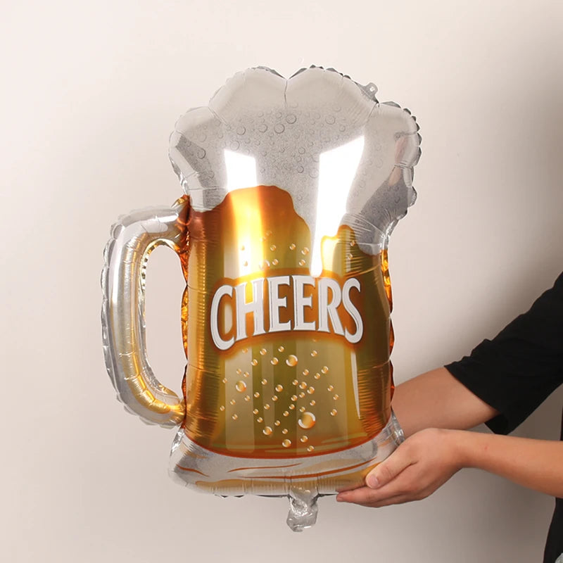 Big Helium Balloon Champagne Goblet Balloon Adult  Wedding Birthday Party Decorations interaction Ballons Event Party Supplies