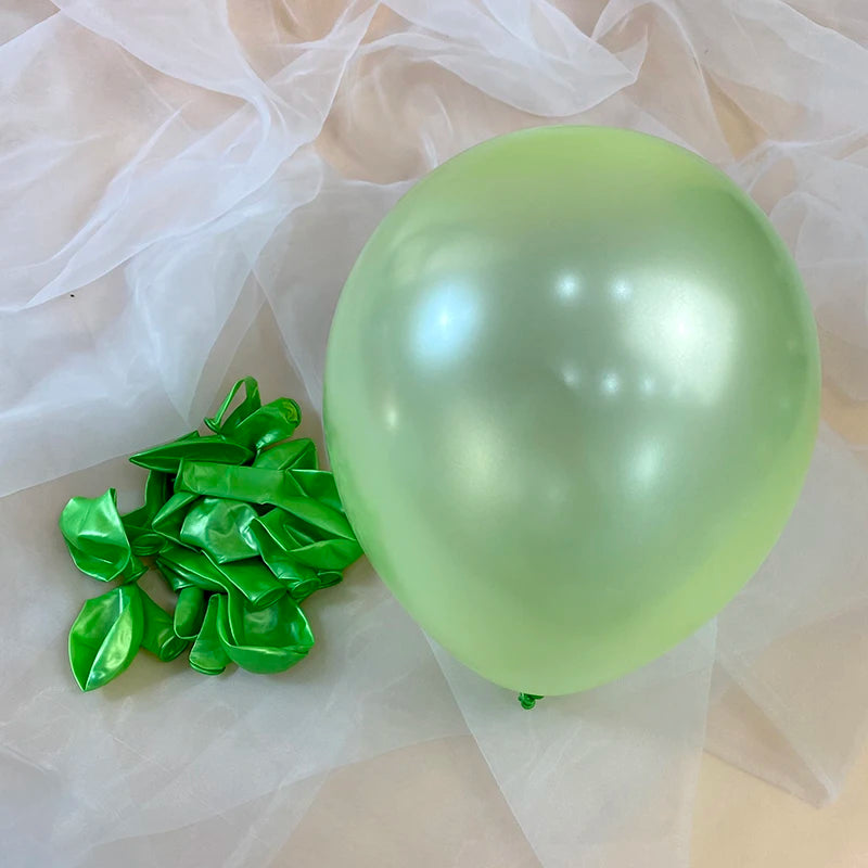 30pcs 5/10/12inch Pearl White Balloons Wedding Anniversary Valentine's Day Birthday Party Engagement Small Helium Balloon Decor
