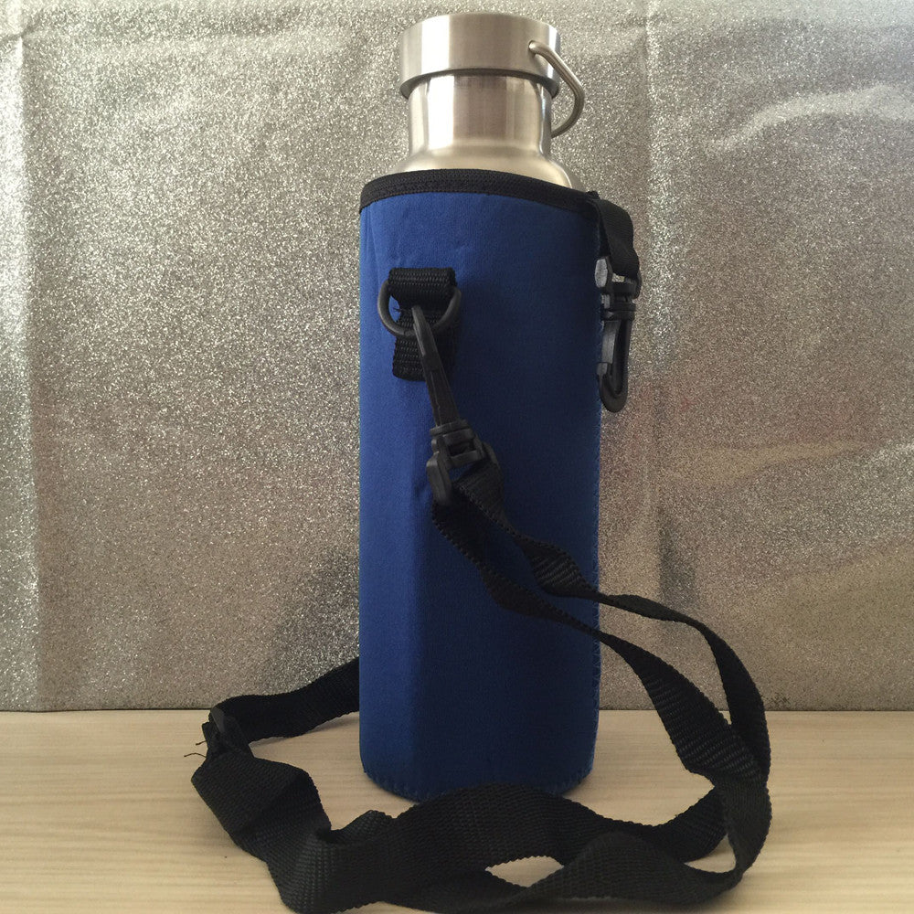 1000ml Water Bottle Carrier Insulated Cover Bag Holder Strap Pouch Outdoor Outdoor Sports Camping Hiking Water Bottle Thermos