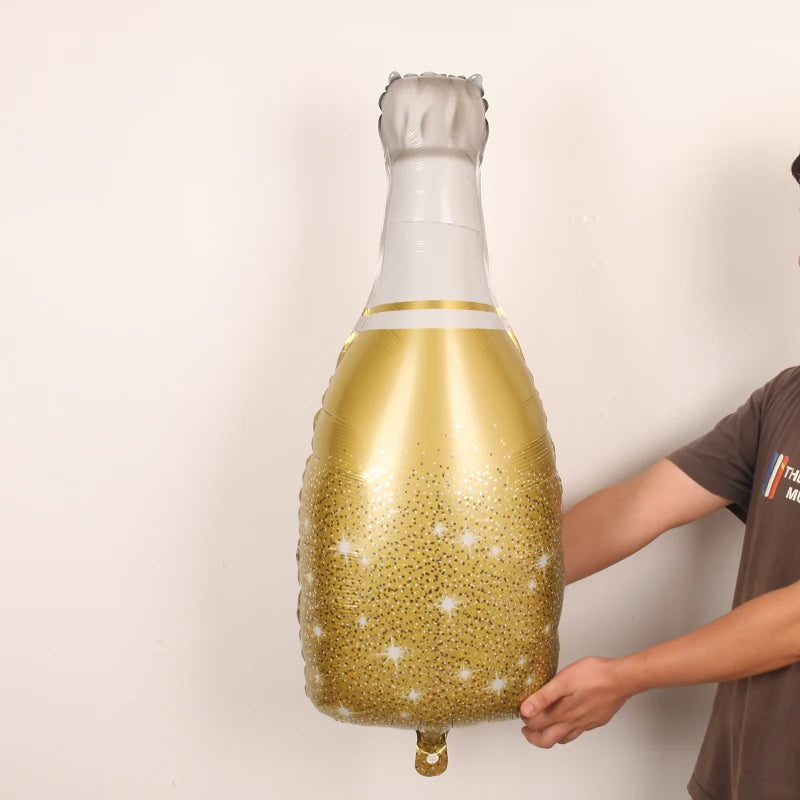 Big Helium Balloon Champagne Goblet Balloon Adult  Wedding Birthday Party Decorations interaction Ballons Event Party Supplies