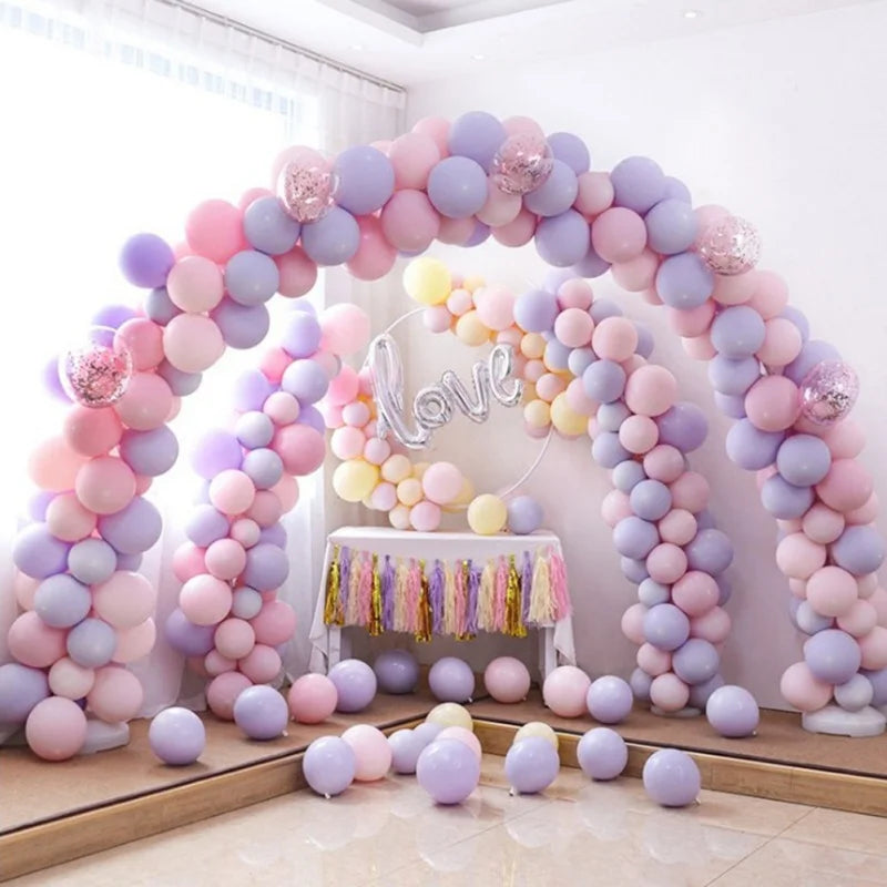 100pcs 12''/10''/5'' Macaroon Latex Balloons Wedding Party Balloon Birthday Adult Party Decorations Kids Toy Ballon Arch globo