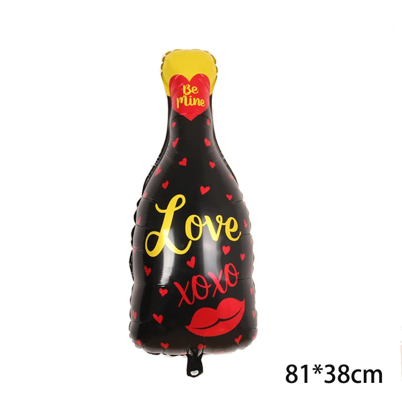 Big Helium Balloon Champagne Goblet Balloon Adult  Wedding Birthday Party Decorations interaction Ballons Event Party Supplies