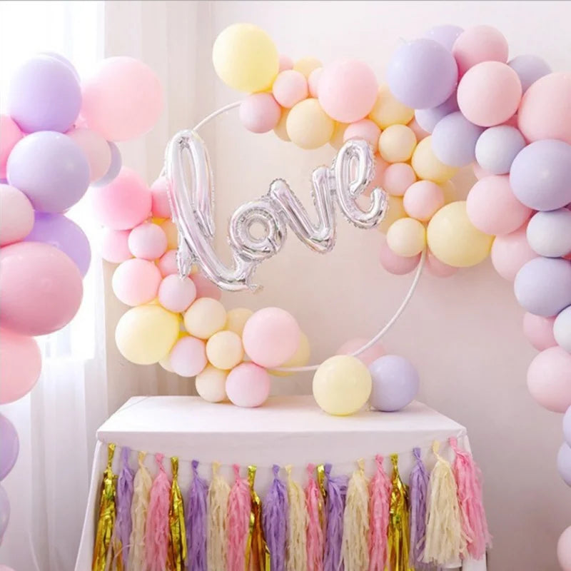 100pcs 12''/10''/5'' Macaroon Latex Balloons Wedding Party Balloon Birthday Adult Party Decorations Kids Toy Ballon Arch globo