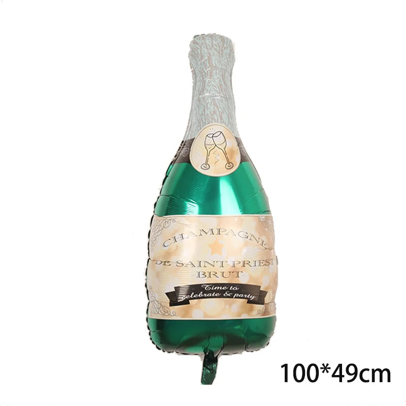 Big Helium Balloon Champagne Goblet Balloon Adult  Wedding Birthday Party Decorations interaction Ballons Event Party Supplies