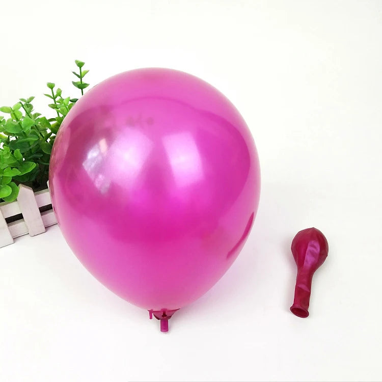 30pcs 5/10/12inch Pearl White Balloons Wedding Anniversary Valentine's Day Birthday Party Engagement Small Helium Balloon Decor