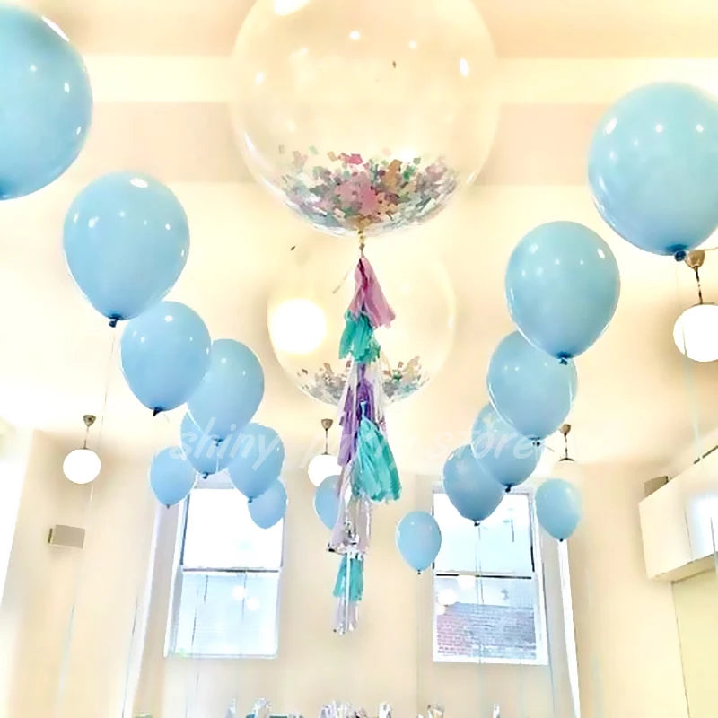 30pcs 5/10/12inch Pearl White Balloons Wedding Anniversary Valentine's Day Birthday Party Engagement Small Helium Balloon Decor