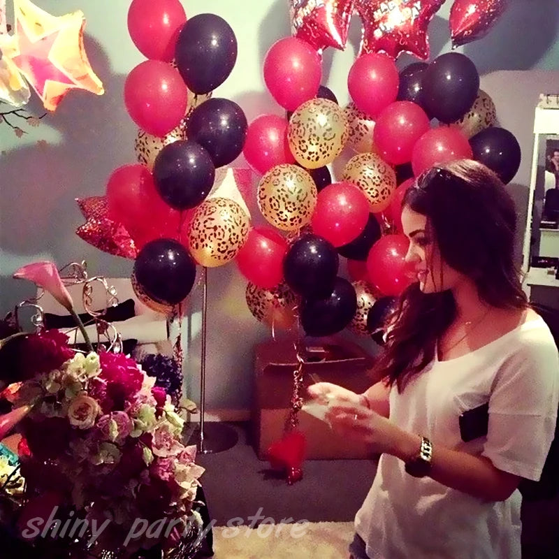 30pcs 5/10/12inch Pearl White Balloons Wedding Anniversary Valentine's Day Birthday Party Engagement Small Helium Balloon Decor