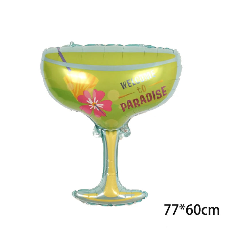 Big Helium Balloon Champagne Goblet Balloon Adult  Wedding Birthday Party Decorations interaction Ballons Event Party Supplies