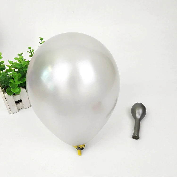 30pcs 5/10/12inch Pearl White Balloons Wedding Anniversary Valentine's Day Birthday Party Engagement Small Helium Balloon Decor