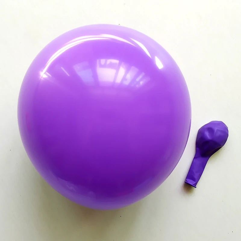 5 "10" 12 "18" 36 " Latex Balloons Matte Pure Blue Balloons Round Blue Art Shape Wedding Decoration Birthday Party Helium Ballon