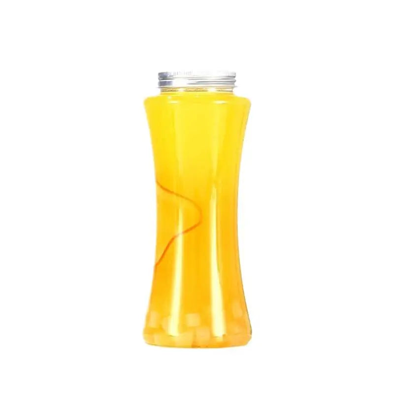 Portable Clear Plastic Bottle for Beverages; Perfect for Milk Tea, Coffee, and Juicing Water Cups