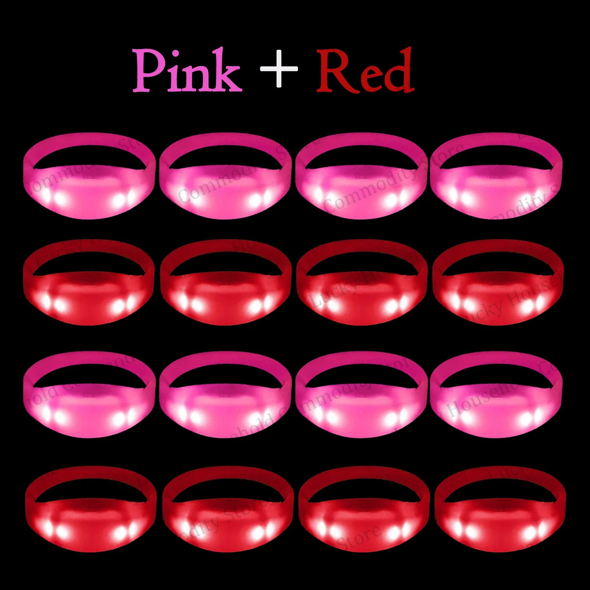20-100PCS Music&Sound Activated Light up Bracelets Glow Bracelets Rhythmic Led Bracelet Luminous Bracelet Wedding Accessories
