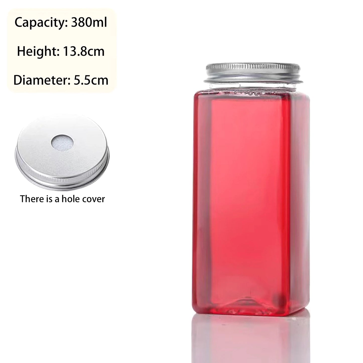 Portable Clear Plastic Bottle for Beverages; Perfect for Milk Tea, Coffee, and Juicing Water Cups