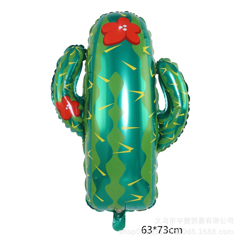 TACO Pancake Balloon Food Festival Party Avocado Pinata Cactus Mexican Aluminum Balloons
