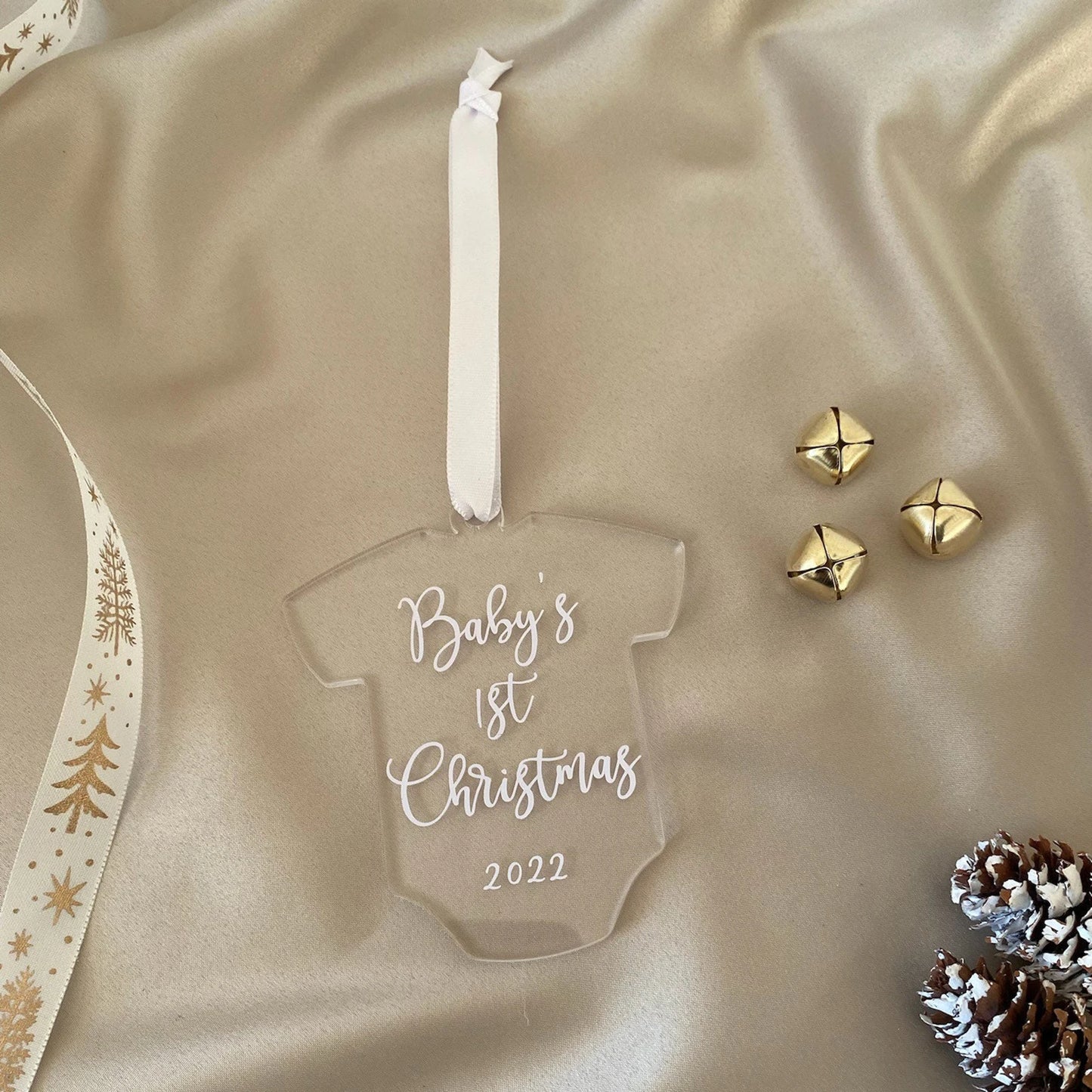 Blank T-shirt Shape Acrylic Luggage Tag Gift Tag Wedding Place CardBaby’s First Christmas Ornament,Stocking Stuffer,Stocking Tag