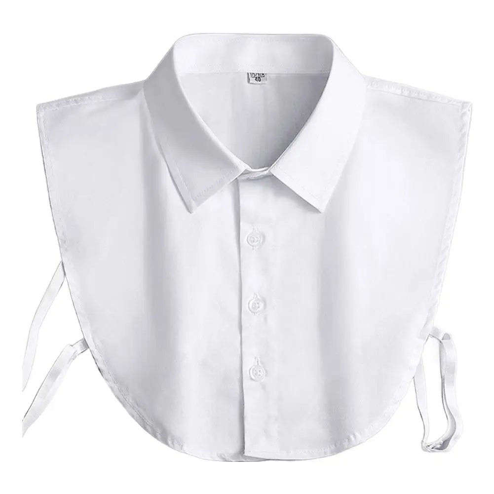 Fake Collar Blouse Versatile Adult Shirt Exquisite Solid Color Half Shirts Detachable Fakes Collar for Women Girls Shirts