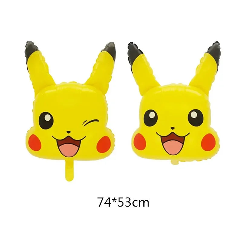 Pokemon Balloon Pikachu Theme Birthday Party Decorative Balloon Boy Girl Children Baby Shower Birthday Party Decoration 2024