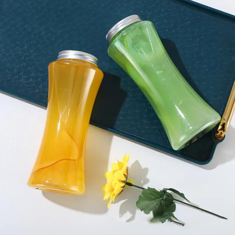 Portable Clear Plastic Bottle for Beverages; Perfect for Milk Tea, Coffee, and Juicing Water Cups