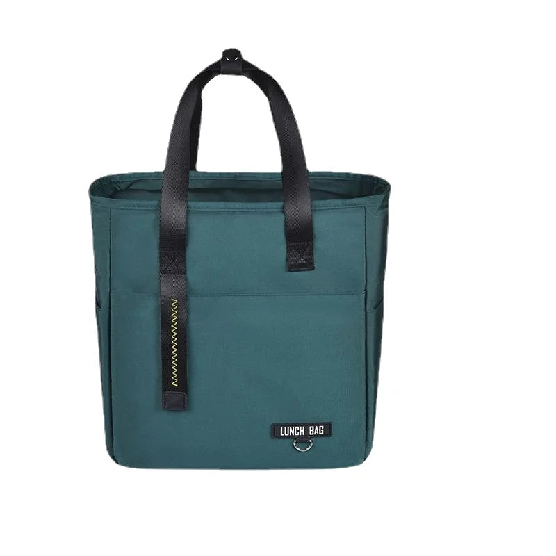 Insulated Bento Lunch Box Thermal Bag Large Capacity Food Zipper Storage Bags Container Cooler Travel Picnic Handbags