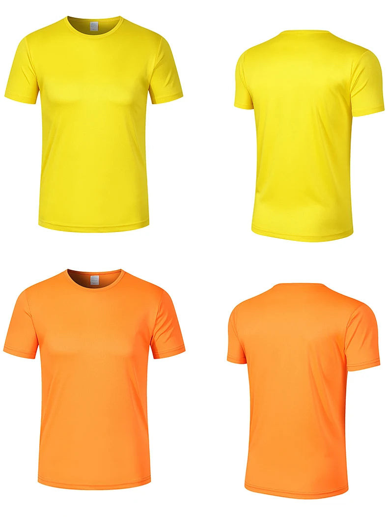 T Shirt Print Logo Women For Men Quick Drying Running Gym Custom Marathon Short Sleeve Sports Attire Diy Brand Wholesale Cheap