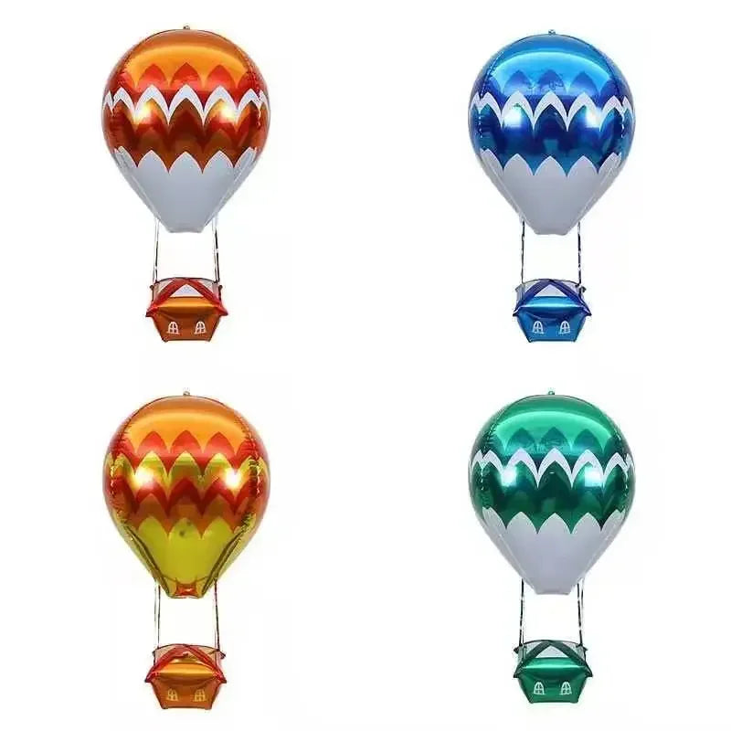 Cartoon 4D Aluminum Balloons Gold Silver Chrome Animal Ballon Children's Day Decorations Birthday Party Supplies Kids Toy Globos