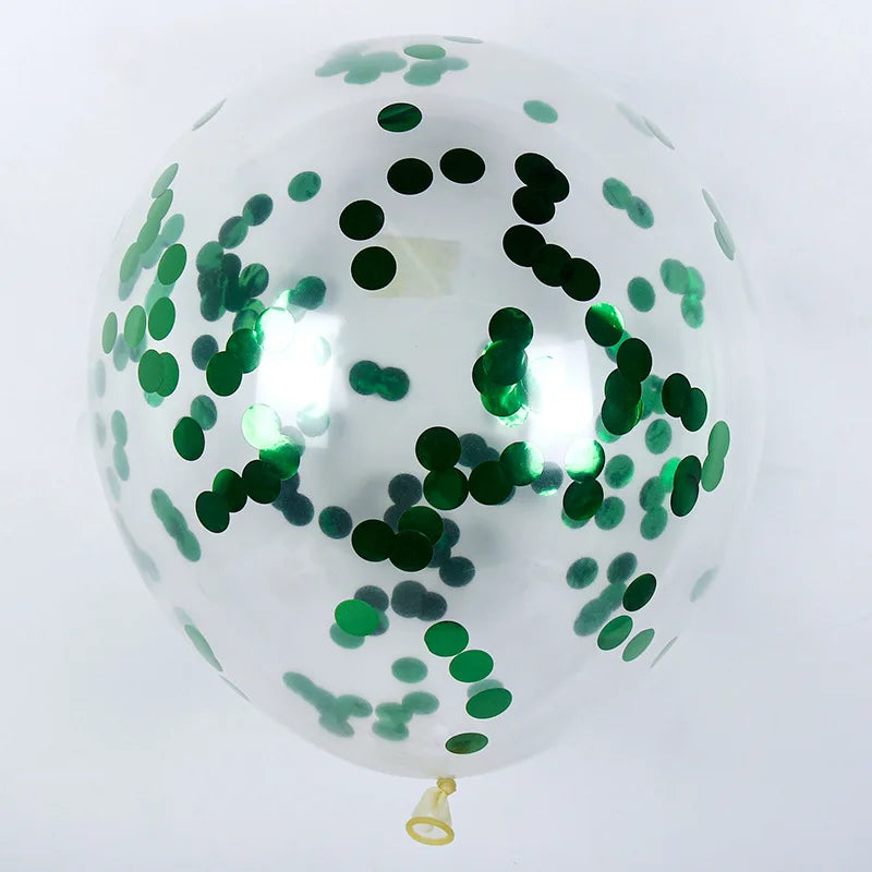 10/20/50 Pcs Colorful Confetti Balloons 12 Inch Transparent Sequin Balloons Wedding Birthday Balloons Festival Decoration Ballon