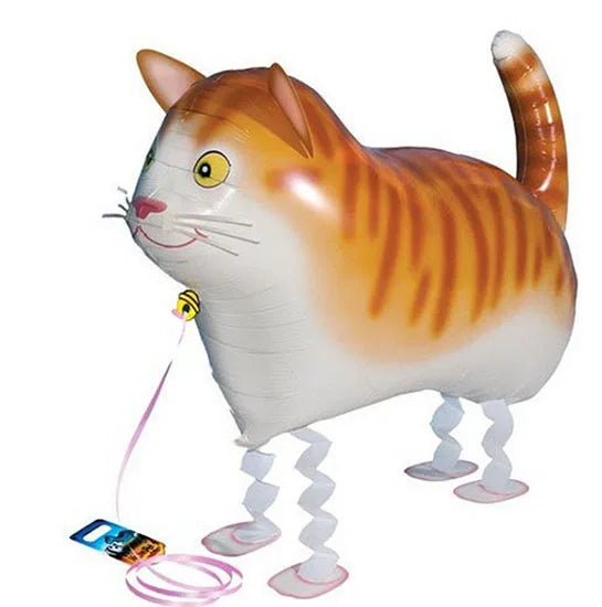 Walking Animal Balloons Zoo Theme Party Ballons Cute Sheep Cat Dog Toy Walking Baloon for Kids Babyshower Birthday Party Decor