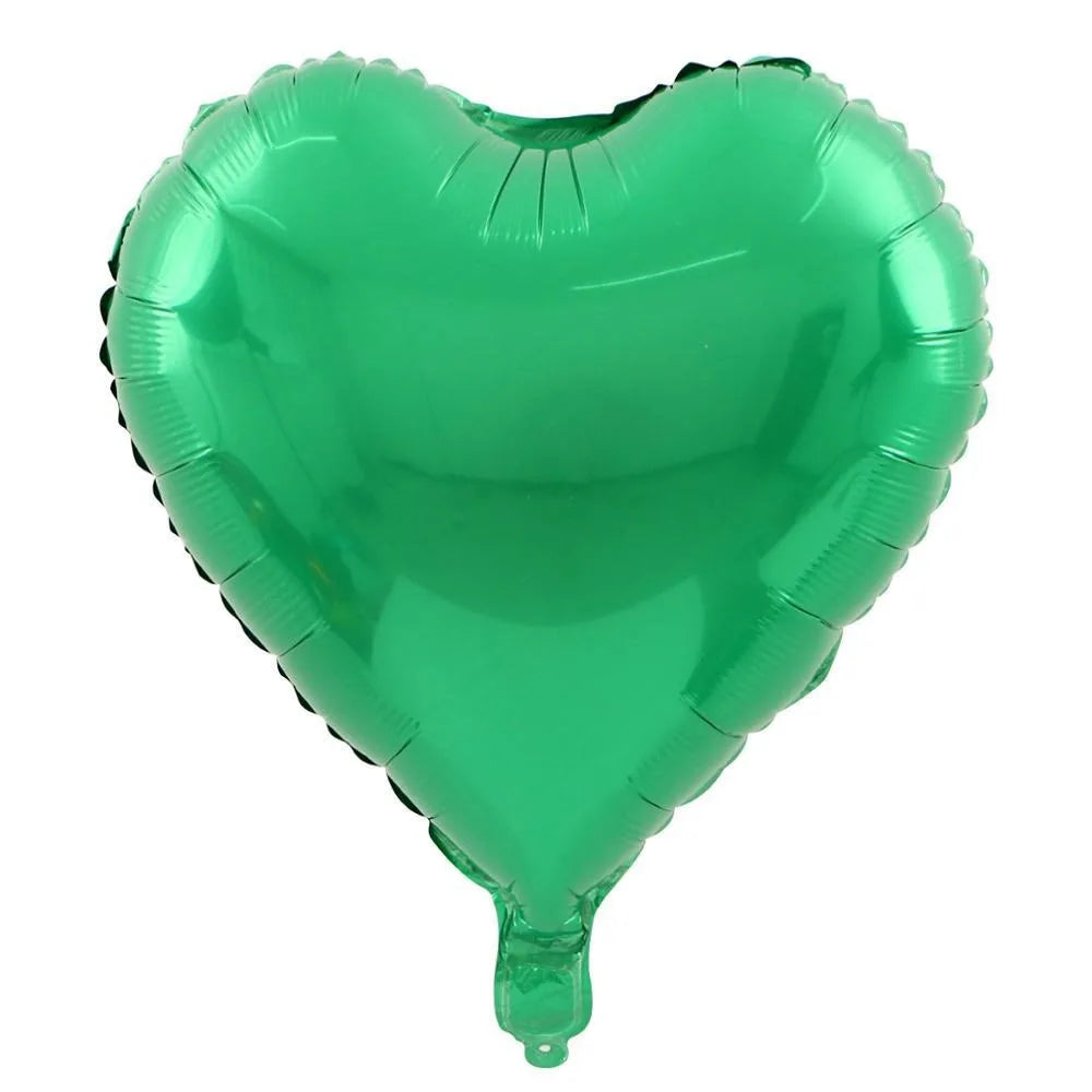 5/10/18 Inch Aluminum Foil Balloons For Weddings Valentine's Day Decorations Heart-shaped Aluminum Foil Wedding Room Decoration