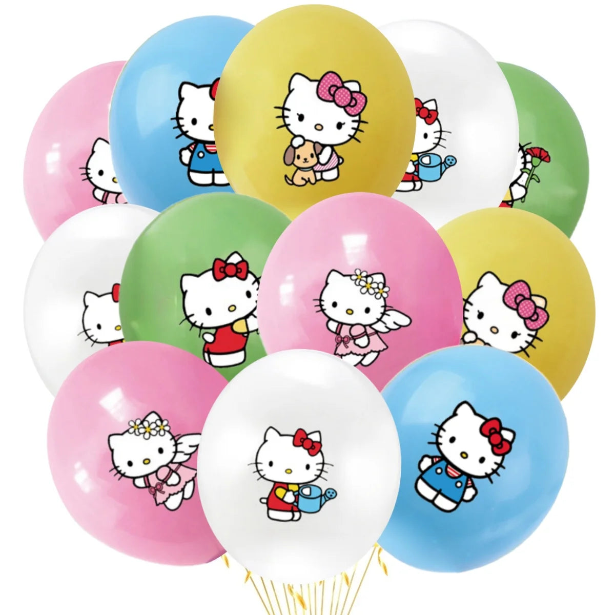 Hello Kitty Decoration Balloons Hello kitty Girl Party large Balloon Foil Balloon Latex Balloon Baby Shower Kitty Party Favors