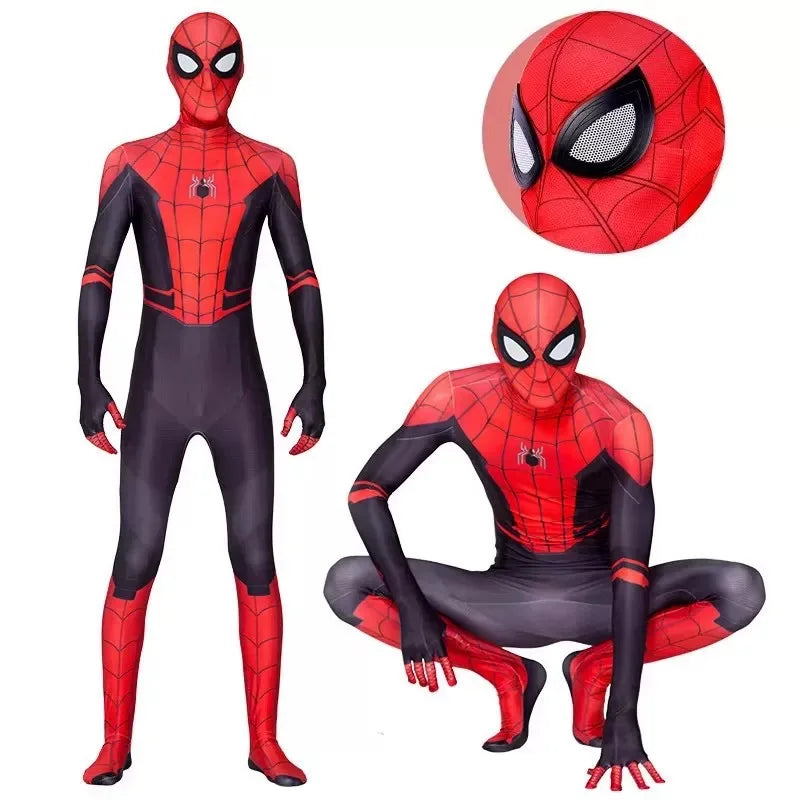 Superhero Cosplay Jumpsuit Tight Stretch Bodysuit Halloween Party Costume Role‑Play Fancy Dress For Men Adults Carnival Event