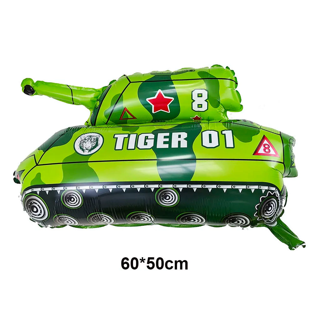Camouflage Party Decoration Green Camo Latex Balloons Gun Tank Balloon Military Theme Decor Baby Shower Birthday Party Supplies