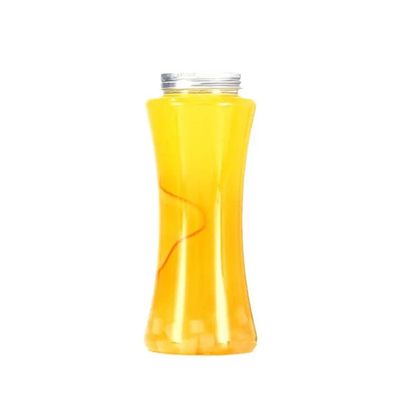 Portable Clear Plastic Bottle for Beverages; Perfect for Milk Tea, Coffee, and Juicing Water Cups