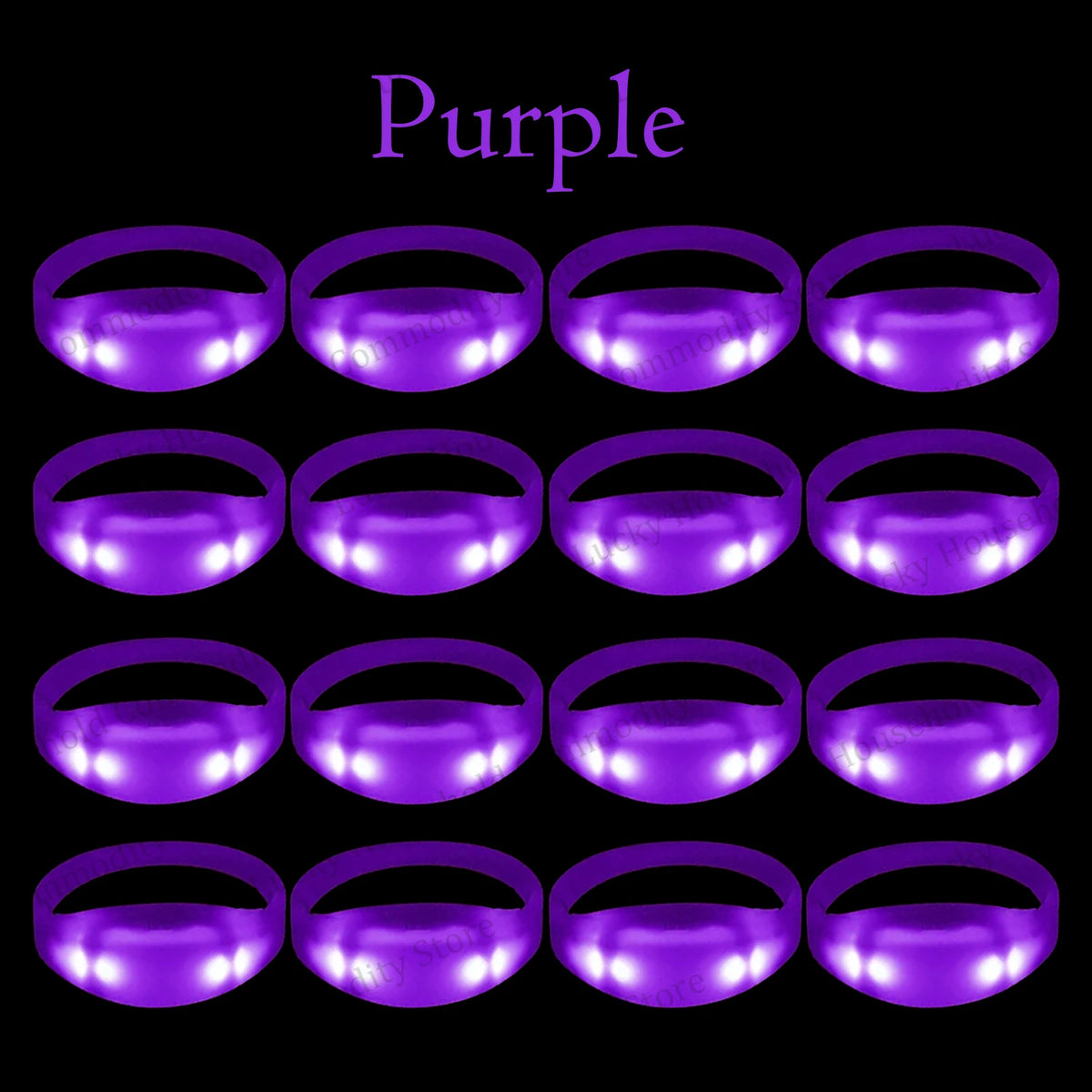 20-100PCS Music&Sound Activated Light up Bracelets Glow Bracelets Rhythmic Led Bracelet Luminous Bracelet Wedding Accessories