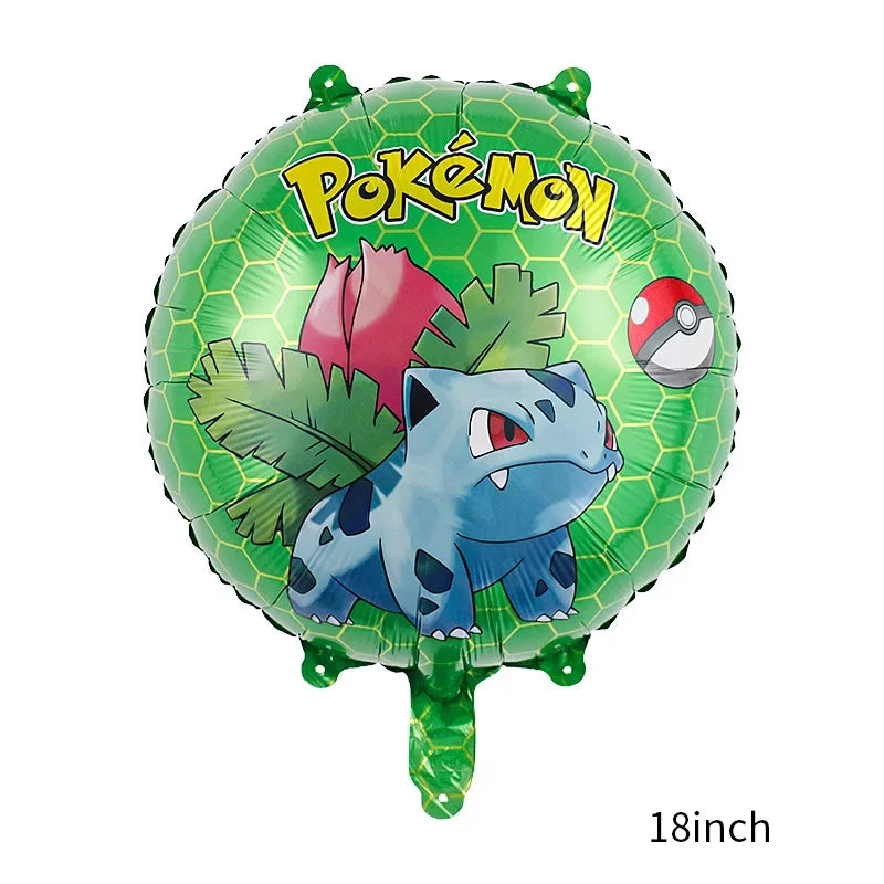 Pokemon Balloon Pikachu Theme Birthday Party Decorative Balloon Boy Girl Children Baby Shower Birthday Party Decoration 2024