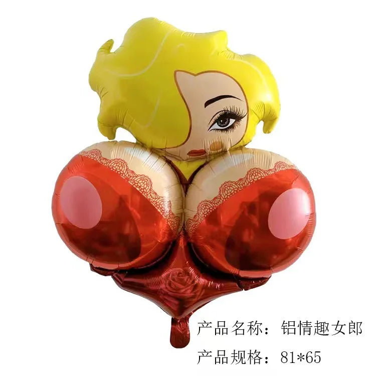 Huge Penis Shape Foil Balloon Bachelorette Party Decoration Bride To Be Globos Wedding Hen Night Adult Party Ballon Supplies