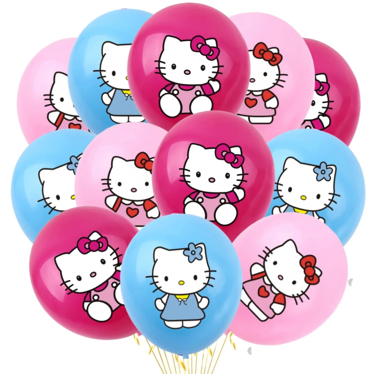 Hello Kitty Decoration Balloons Hello kitty Girl Party large Balloon Foil Balloon Latex Balloon Baby Shower Kitty Party Favors