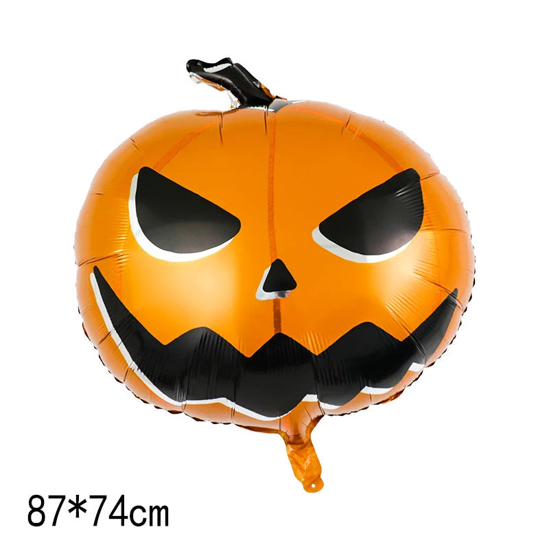 Halloween Balloon Oversized Pumpkin Jack O Lantern Party Decor For Kids Adults Haunted House Trick Or Treat Fall Holiday Events