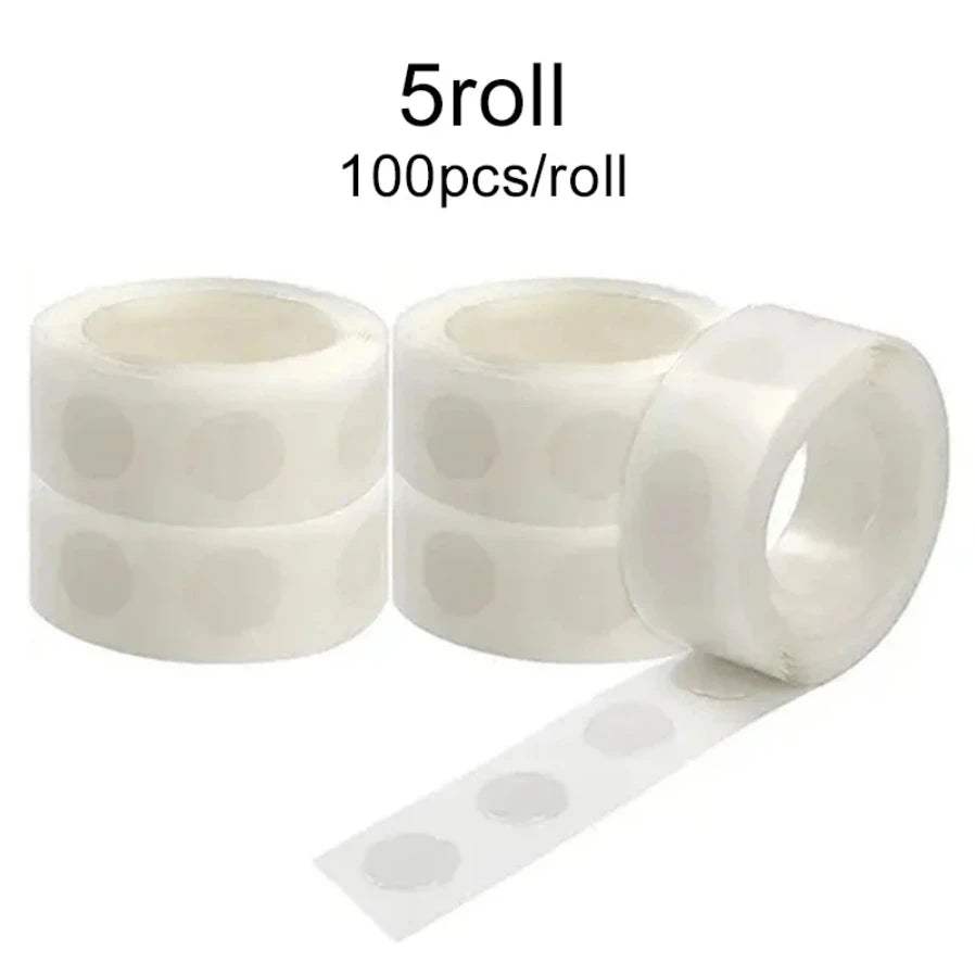 Balloon Glue Dot Adhesive Point Tape Double Sided Clear Sticky Glue Sticker Balloons Stand Arch attach balloon to ceiling or wal