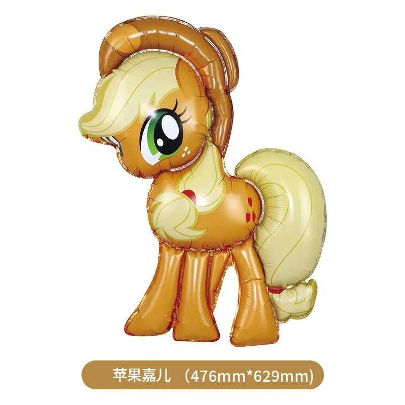 My Little Ponys Theme Balloon Set Baby Shower Party Ballons Cartoon Anime Balloons Decoration Photographic Prop Birthday Gift