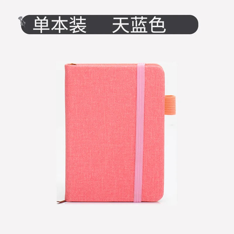 New A7 Mini Notebook Portable Pocket Blank Page Notepad Memo Diary Planner Agenda Note Book Office School Stationery Wholesale