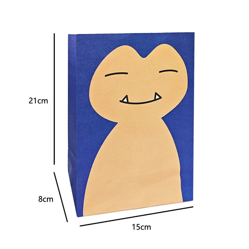 Pokemon Packing Bag Birthday Theme Gift Bag Pikachu Party Candy Snack Gift Bag Charmander Squirtle Children's Toy Gift