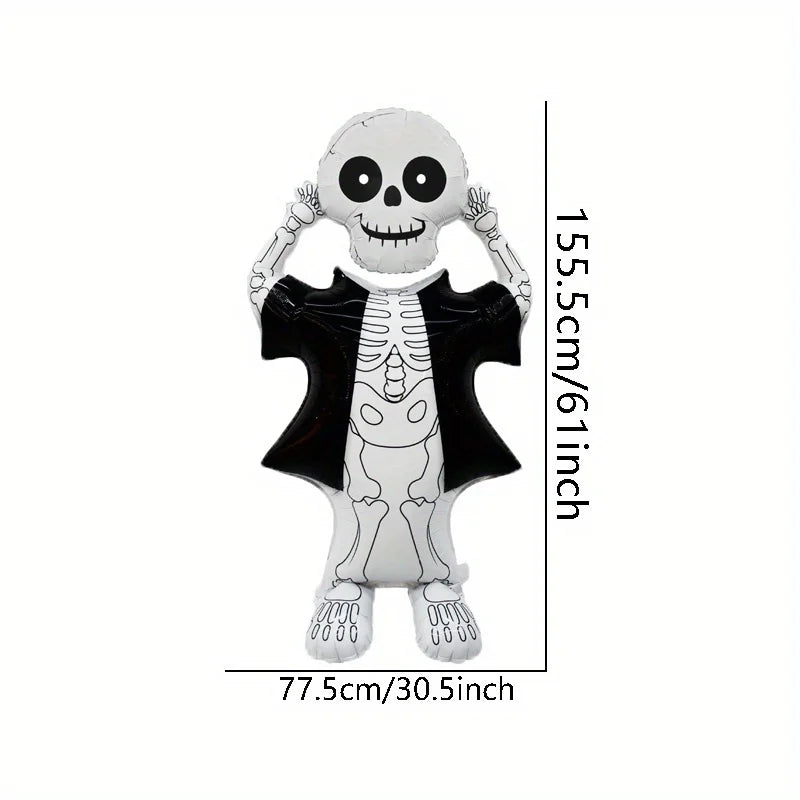 Halloween Party Decor Standing Ghost Balloon Standing pumpkin Balloon Horror Party Decoration Halloween Decors Home Supplies