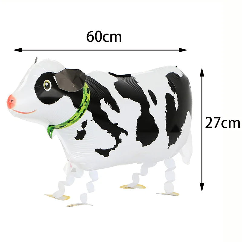 Farm Animals Pig Balloons Animals Birthday Cow Chick Party Ballons Mini Animal Inflatable Favors Baby Shower Girls Party Decor