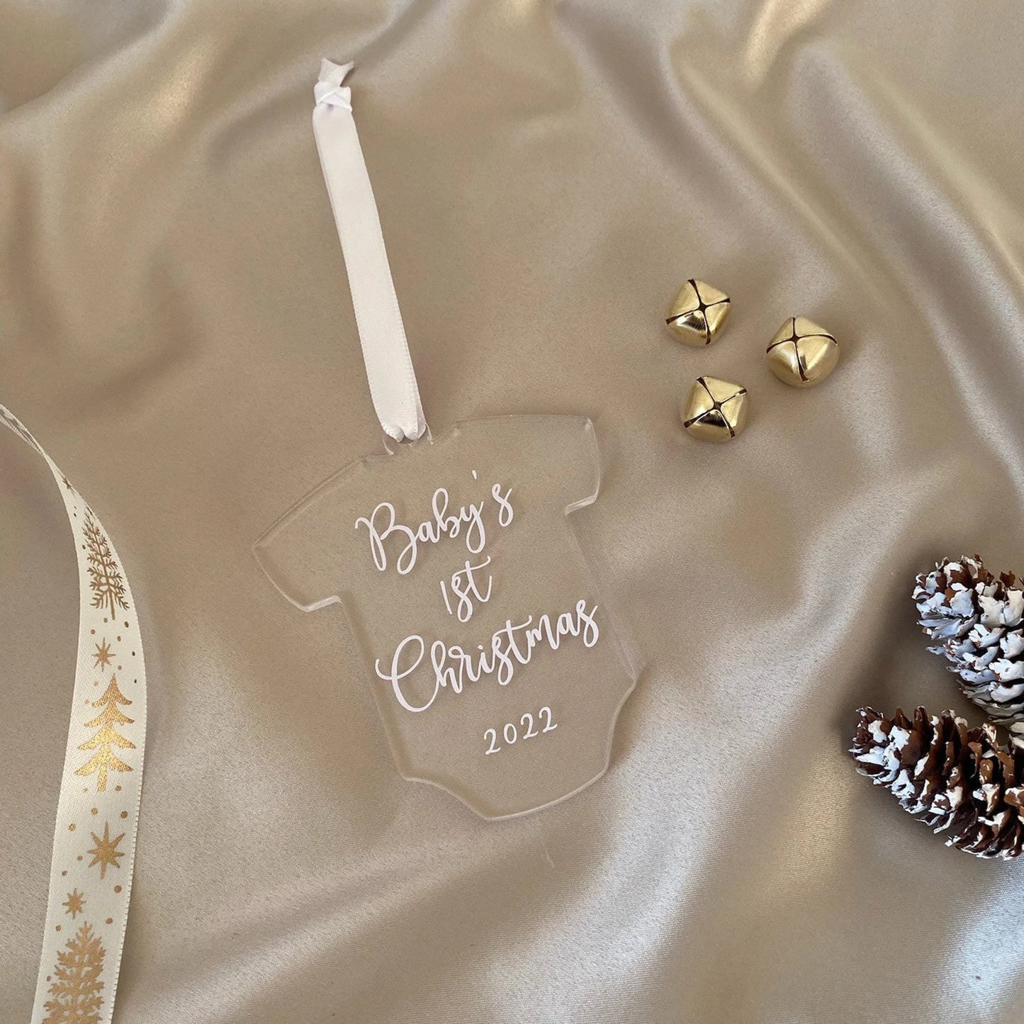 Blank T-shirt Shape Acrylic Luggage Tag Gift Tag Wedding Place CardBaby’s First Christmas Ornament,Stocking Stuffer,Stocking Tag