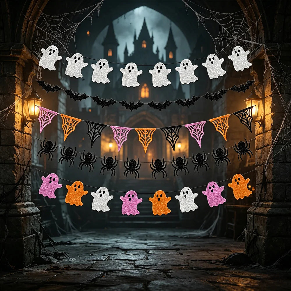 Halloween Party Decor Standing Ghost Balloon Standing pumpkin Balloon Horror Party Decoration Halloween Decors Home Supplies